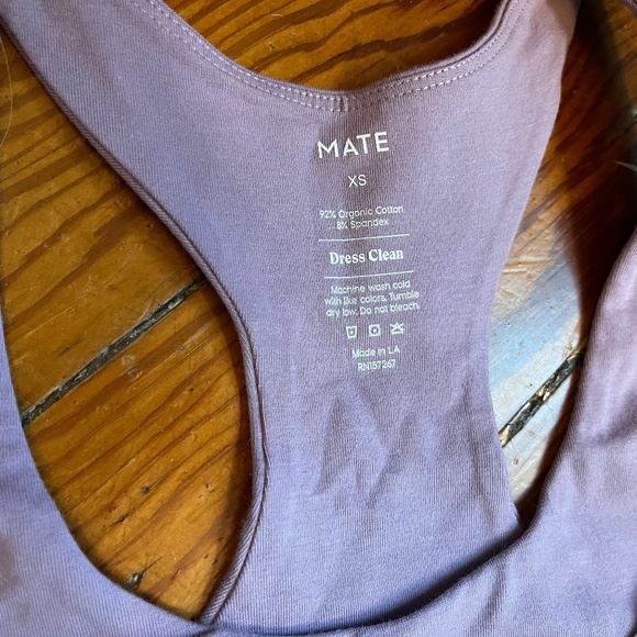 NWT Mate the Label organic lavender sports bra - Picture 2 of 3